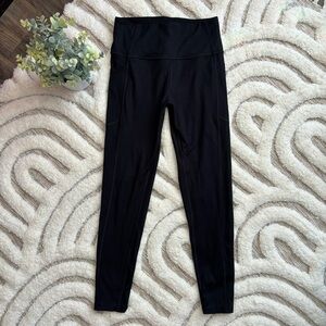 Victorias Secret Full Length Black Leggings w/ Side Pockets Womens Size 4